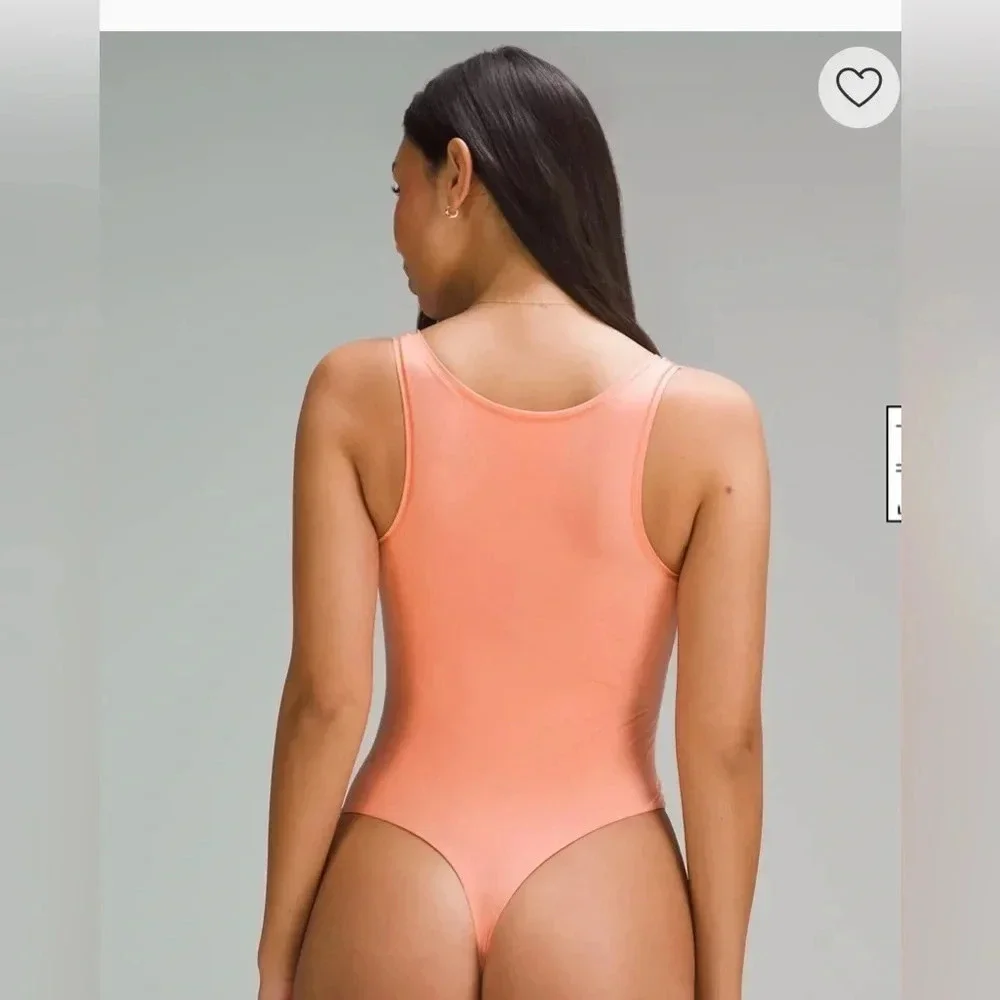 Lululemon Wundermost Ultra-Soft Nulu Square-Neck Sleeveless Bodysuit